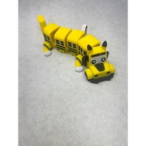 Steven Wolf School Bus Dragon Articulated 3D Printed Yellow Bus Toy Collectible